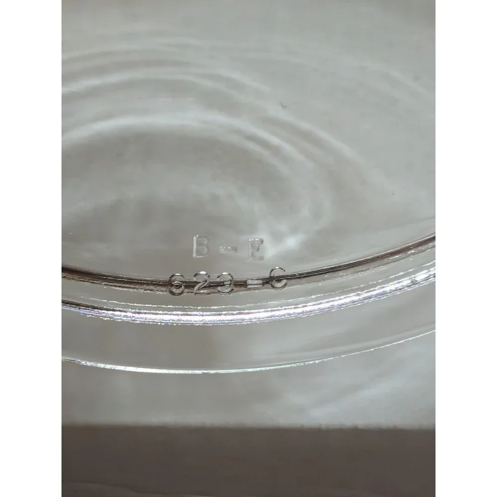 Vintage Pyrex 023 1.5 Qt Clear Glass Casserole Dish With 623-C Knob Lid